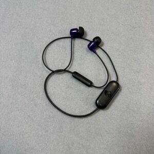Skullcandy Bluetooth In-Ear Wireless Earbuds Purple Neckband Rechargeable
